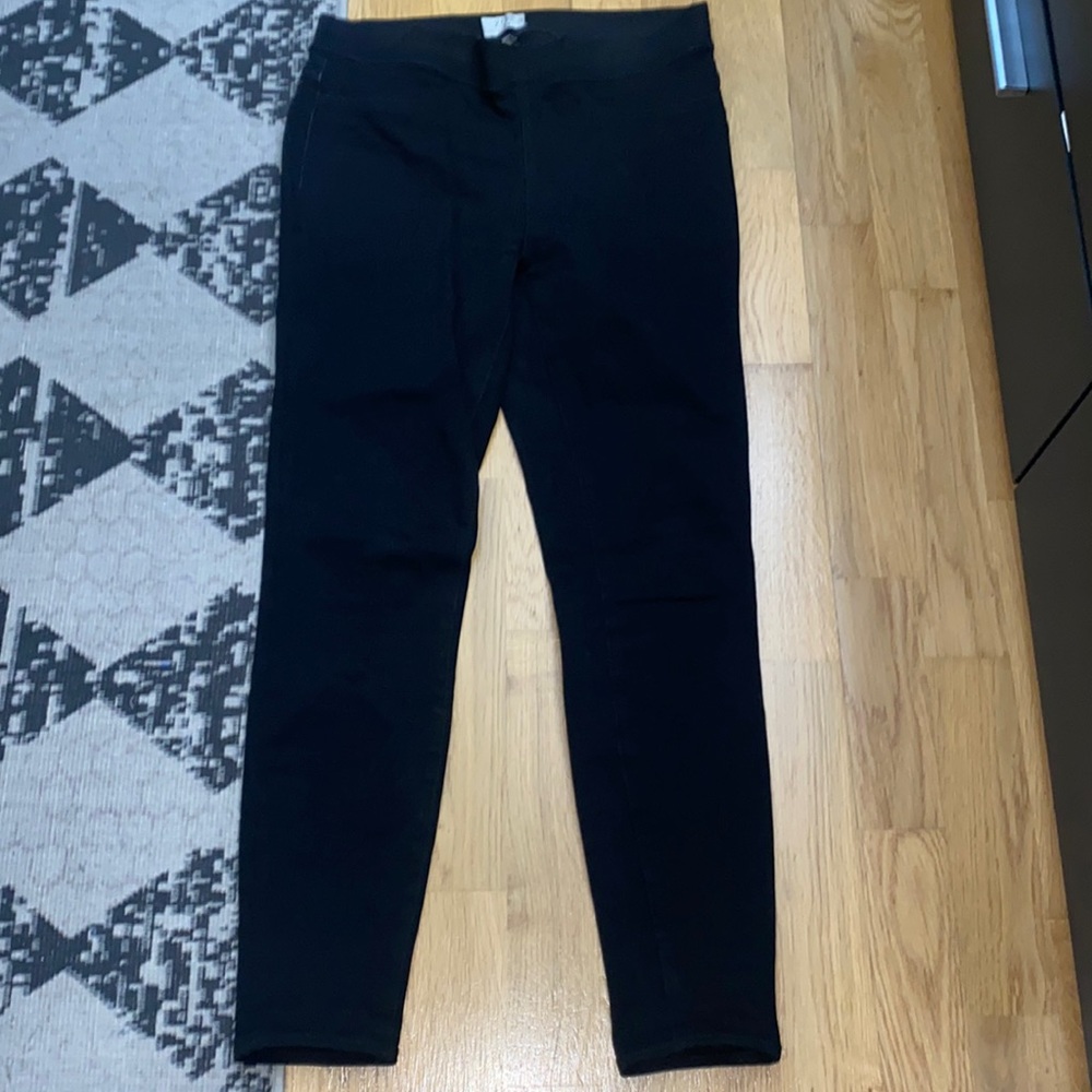 J.crew black denim leggings